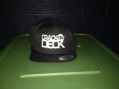Image of (Black/White) Crack On Deck™ Brand [Snap Back]