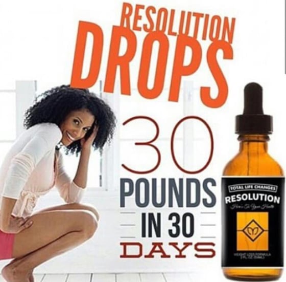 Image of Resolution Drops & FREE 5 Day Meal Plan