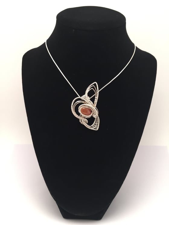 Image of Hessonite Garnet Pendant 2