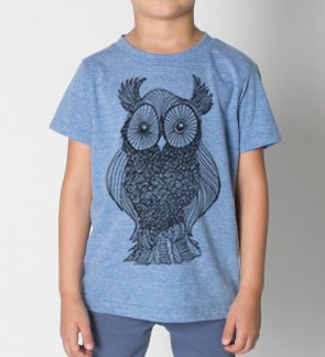 Image of Kids - Owl Tshirt