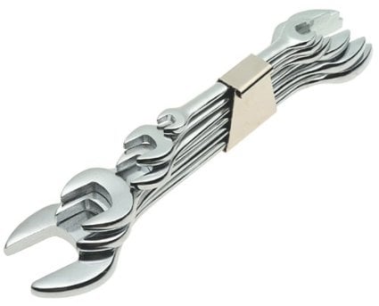 Image of Open-end Wrenches Kit - Silver (9 PCS)