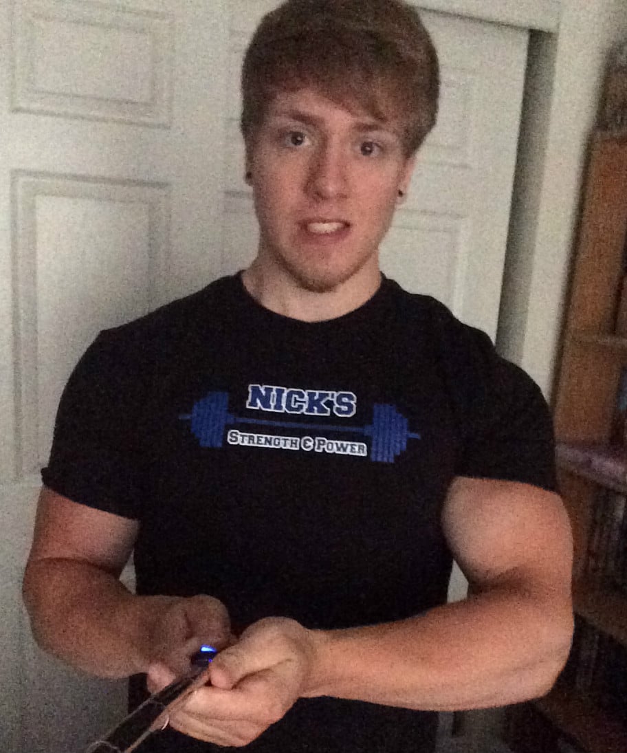 Nick's Strength & Power Barbell Logo Shirt | NicksStrengthandPower