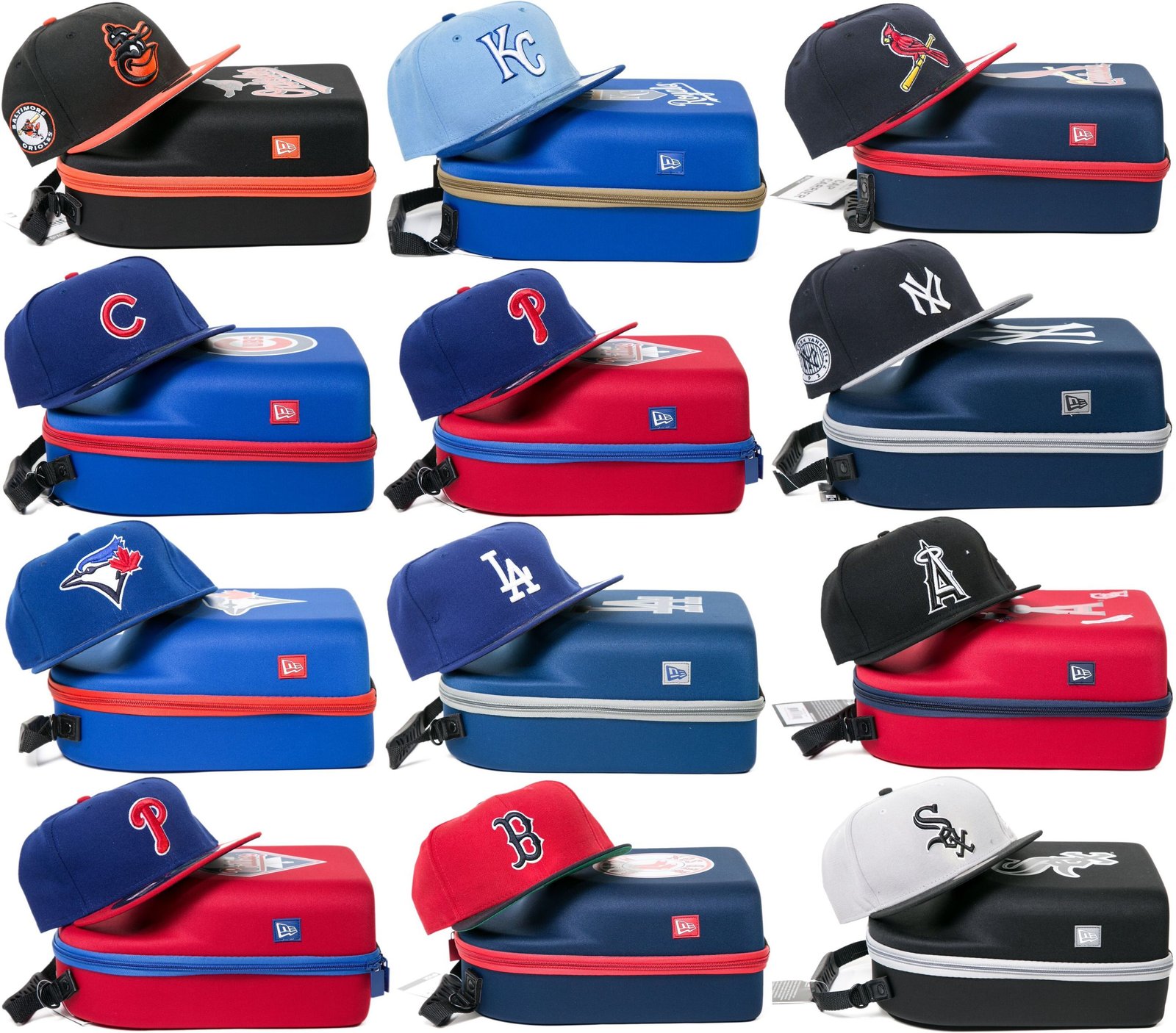 mlb hat case