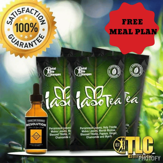 Image of RESOLUTION DROPS & MONTH SUPPLY OF IASO TEA