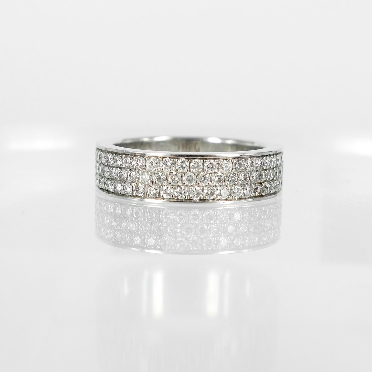 Pj4664 18ct White Gold Pave Dress Ring   Pilkington Jewellers