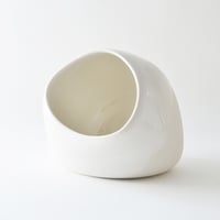 Image 3 of white altered porcelain vessel