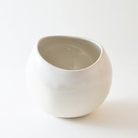 Image 4 of white altered porcelain vessel