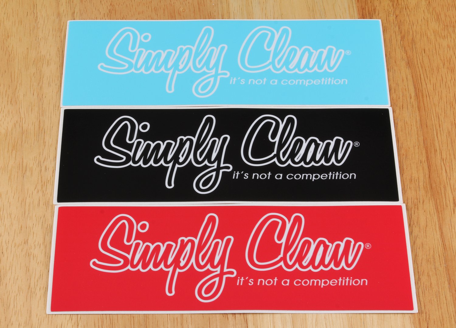 Image of Simply Clean Box Logo Sticker