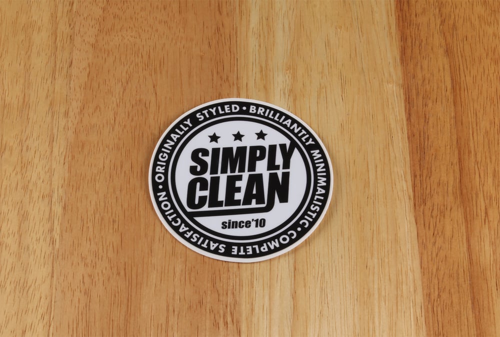 Image of Simply Clean Radical Logo Sticker
