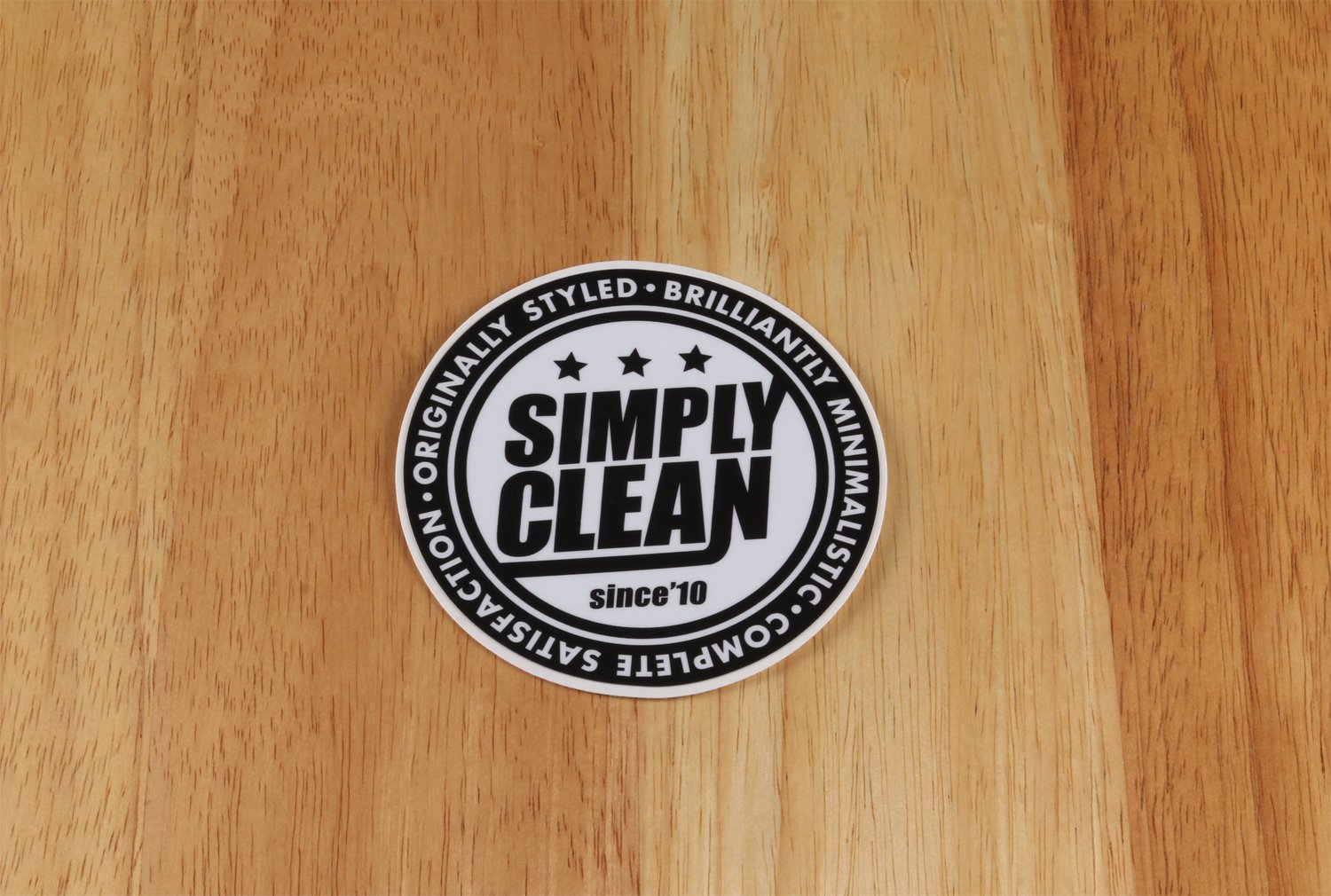 Simply Clean Radical Logo Sticker | Simply Clean