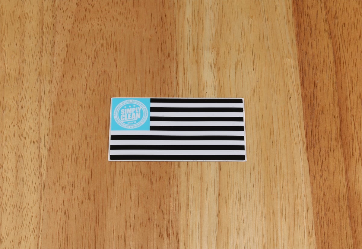Simply Clean Flag Sticker | Simply Clean