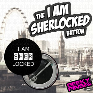 Image of "Sherlocked" Pins/Buttons