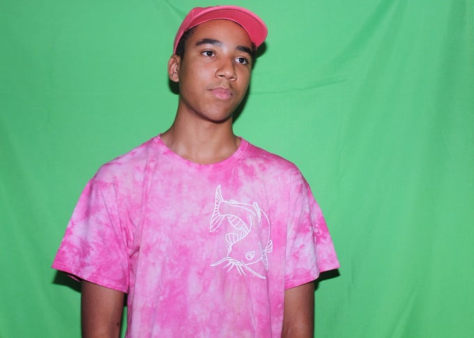 Image of Marble Print Tee (Pink)