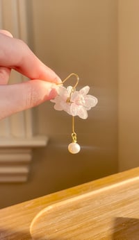 Image 3 of Cherry Blossom Cluster Earrings