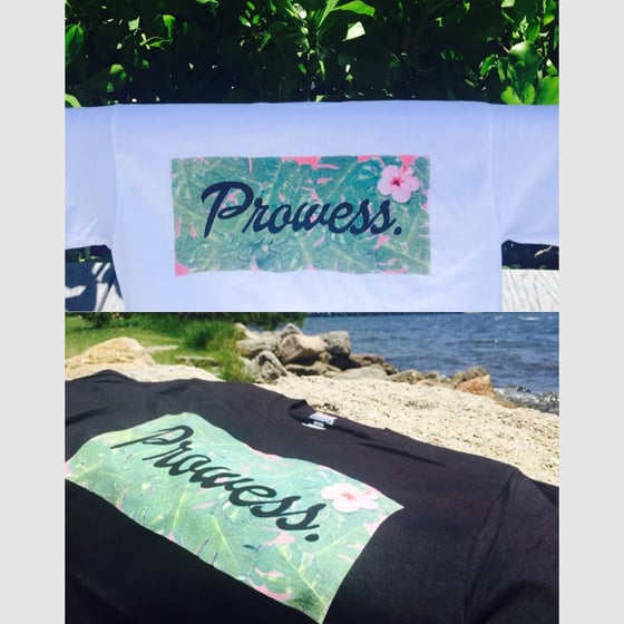 Image of Hawaiian Prowess Tee (Black/White)