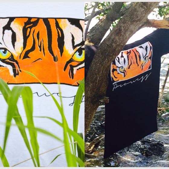 Image of Tiger Tee (Black/White)