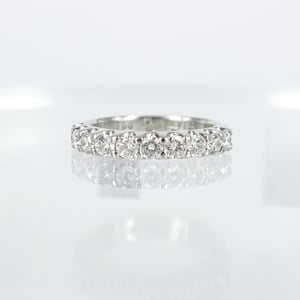 Image of PJ4916 18ct white gold diamond eternity ring