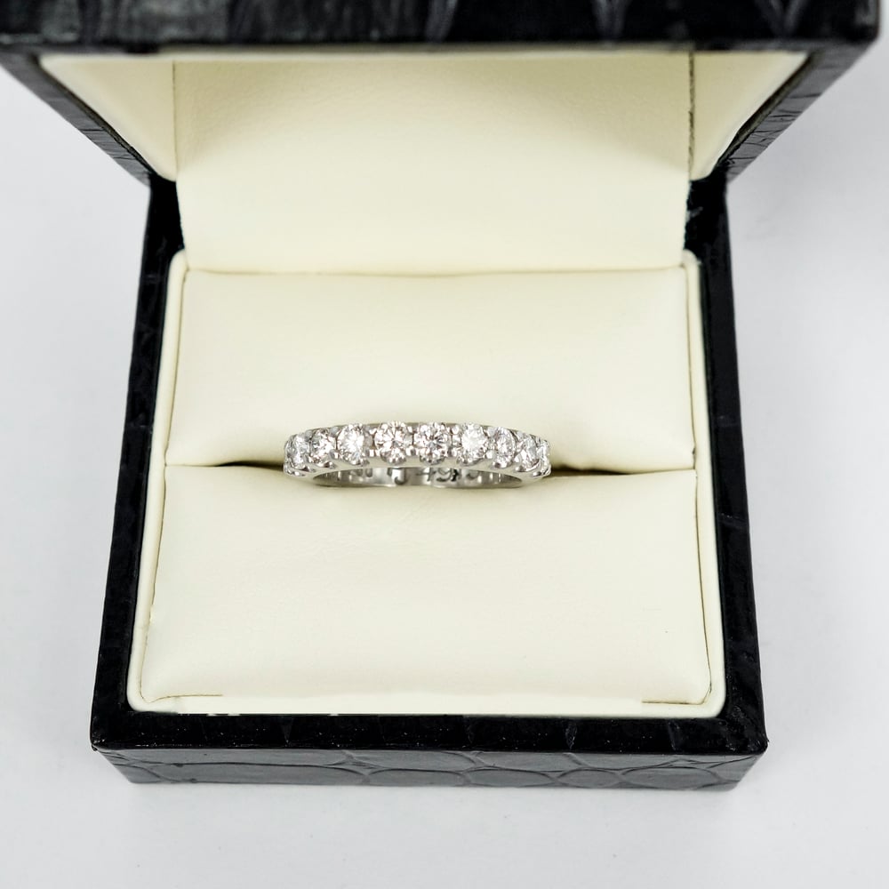 Image of PJ4916 18ct white gold diamond eternity ring