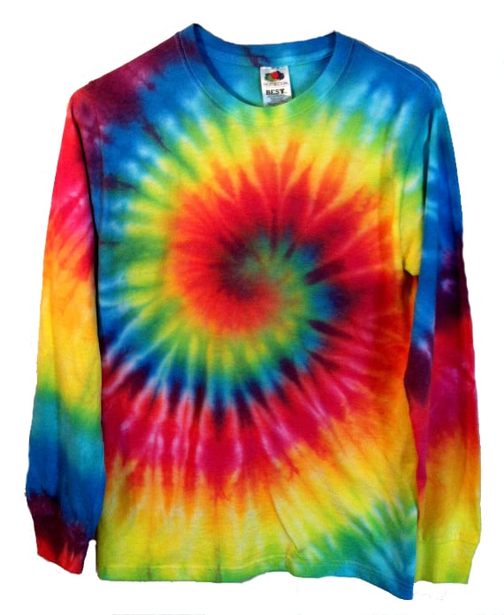 rainbow spiral shirt