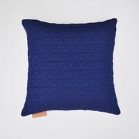 Image 1 of Kumo Cushion Cover - Sapphire Blue Square