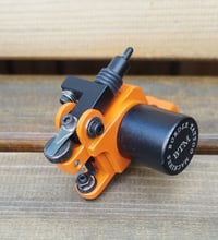 Image 6 of Aluminium sidewinder orange powder coated finish