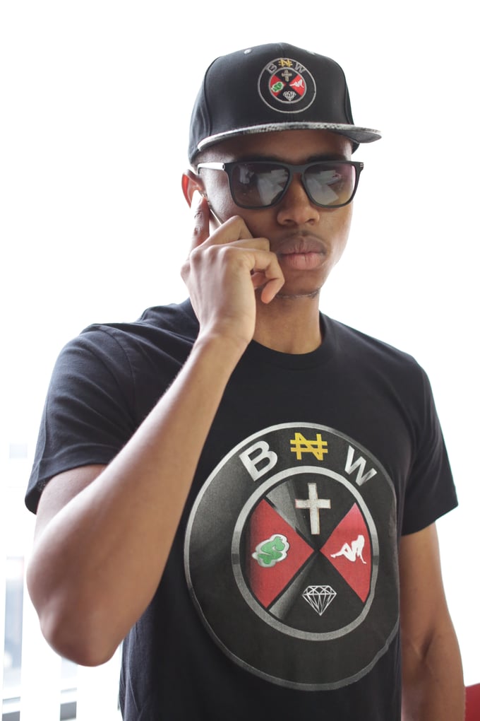 Image of BnW (G.O.D.OE) Black Tee