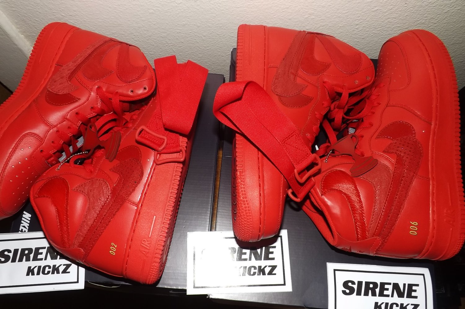 Image of John Geiger's "Misplaced Checks" Nike Air Force 1 High SIZE  10.5 " 2 OF 60"