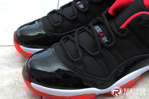 Image of AIR JORDAN 11 RETRO "BRED" LOW