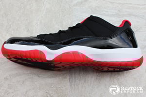 Image of AIR JORDAN 11 RETRO "BRED" LOW