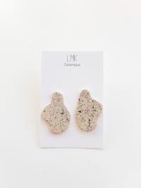 Paire de boucles d'oreilles céramique CERVA 8