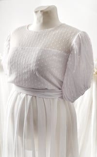 Image 4 of White dress for photoshoots | Millie | size M | chiffon