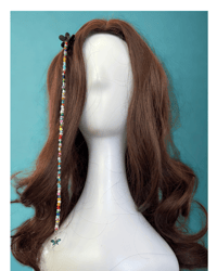 Image 1 of DragonFly Frequency Beaded Hair Clip