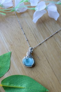 Image 1 of Sterling Silver Larimar Pendant (3)