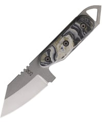 Image 1 of Shed Knives 2025 Tanto Fixed Blade Burl G10