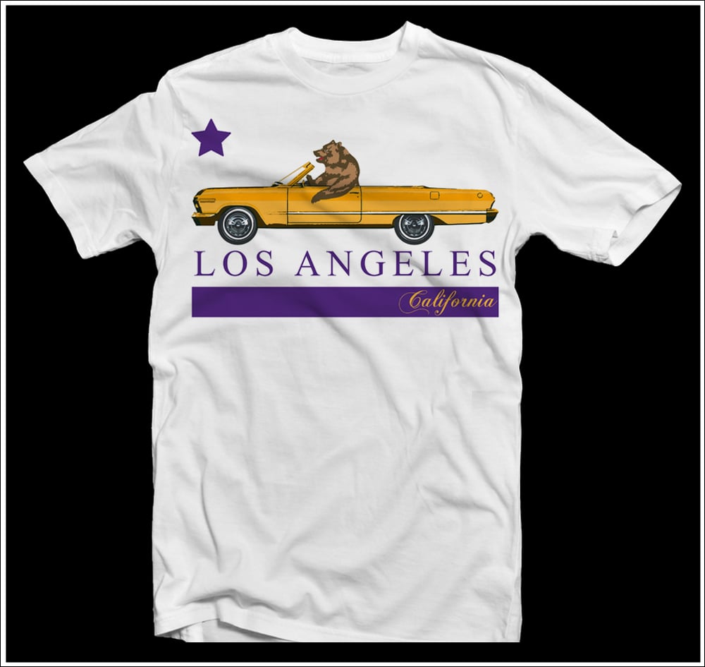 Image of Los Angeles Lowrider - Purple and Gold