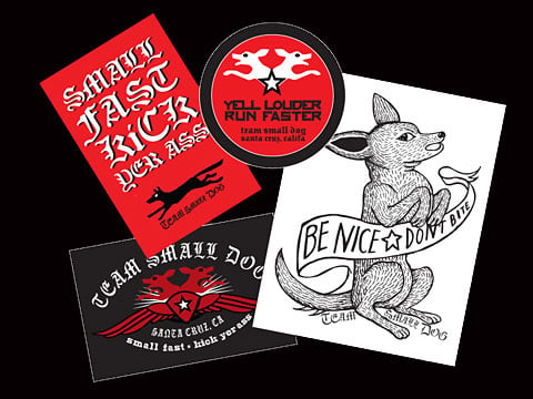 Image of teamsmalldog sticker pack