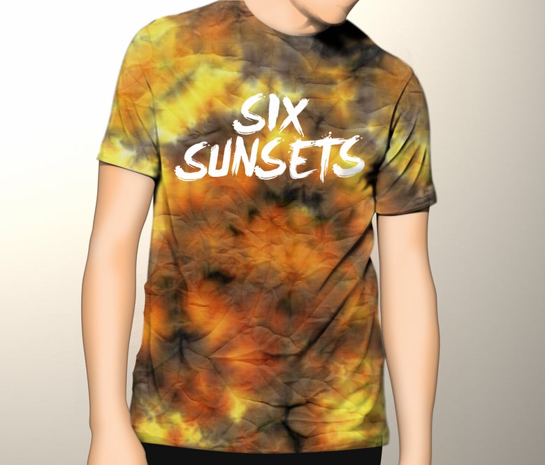 Image of Six Sunsets - Sunset Tie-Dye T-Shirt