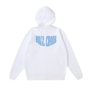 Arc Logo Zip-Up Hoodie (White)