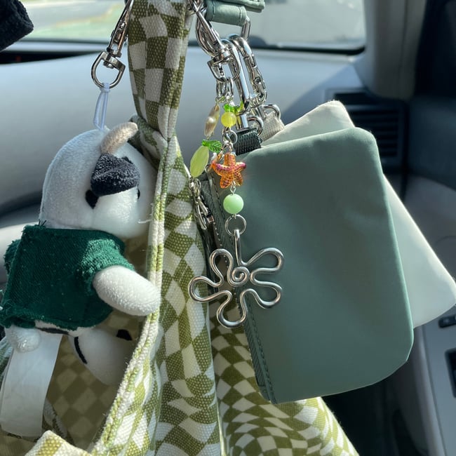 bikini bottom starfish keychains