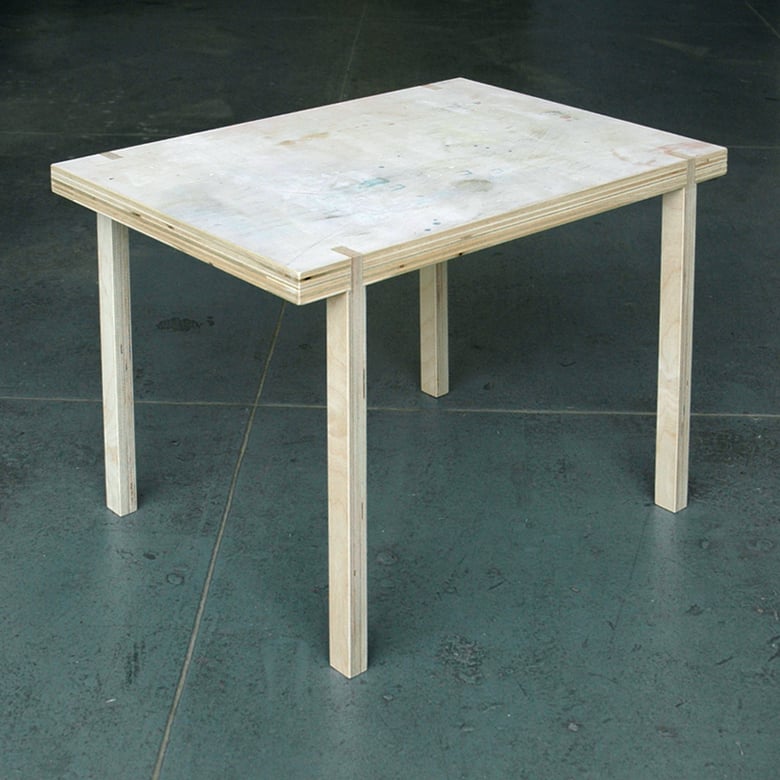 Image of rectangular side table #0016