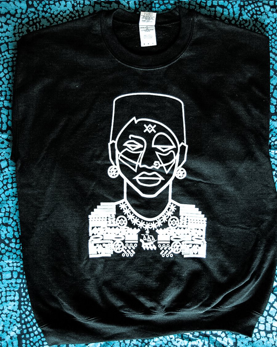 Image of The #777-2 // Family Tree Sweater - Feat. Queen NZINGA