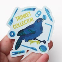 Image 1 of Trinket Collector Bowerbird 3” Sticker