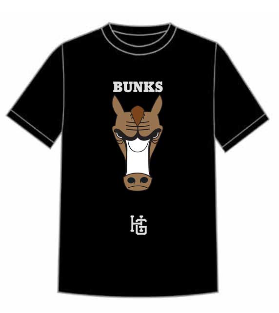 Image of Black Bunks Horse Tee