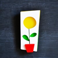 Image 1 of Sunflower brooch