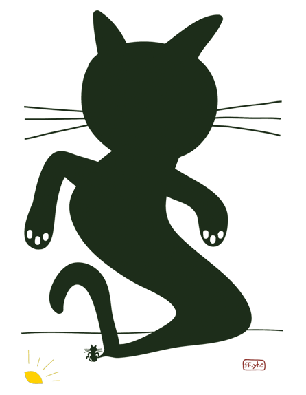 Image of CAT#1 (tee/undie/youth tee/toddler tee/baby onesie/tie/tote bag/apron/print/framed art)