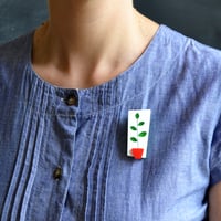 Image 2 of Rubber Plant Brooch