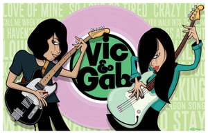 Image of Vic + Gab Love of Mine Poster 