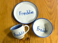 Image 2 of Personalised Child's Mug, Bowl and Plate set
