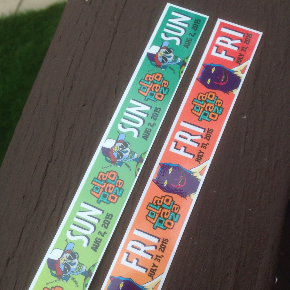 Image of Lollapalooza Wristband (Single Day Admission)