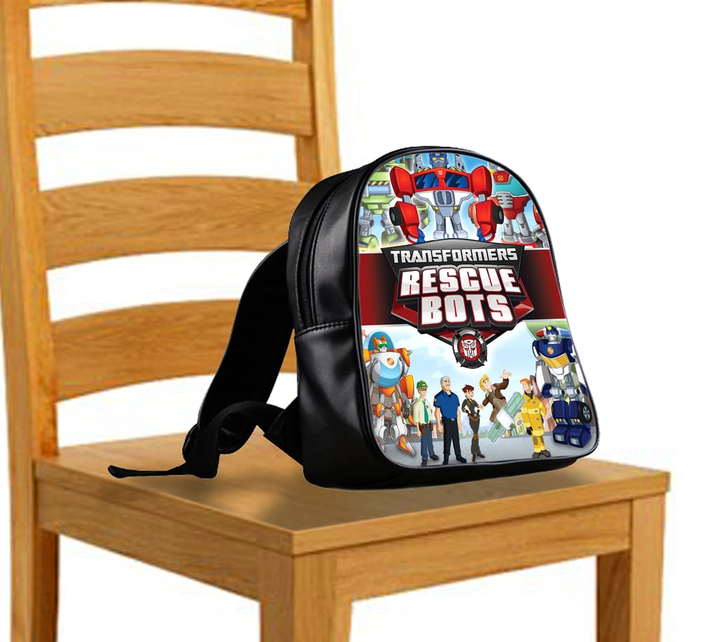 Image of Transformers Resque Bots Design Backpack